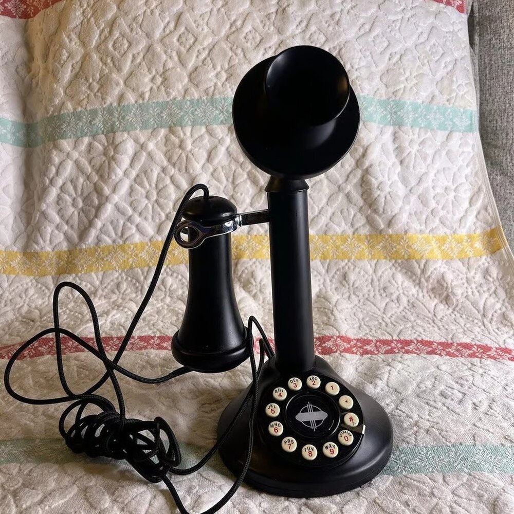 Crosley Model CR64 Candlestick Telephone Tested Classic Retro Landline Phone
